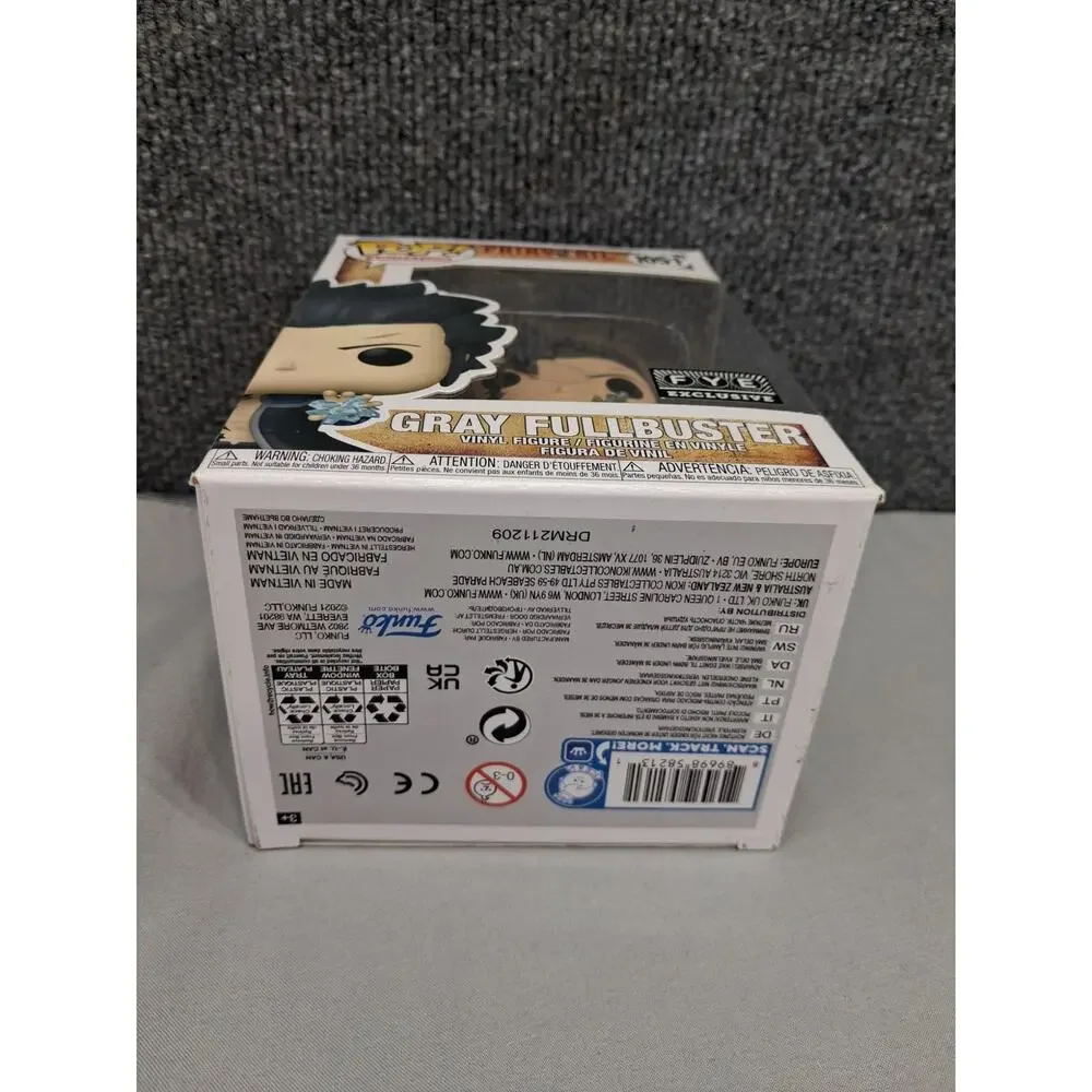Funko Pop Gray Fullbuster 1051 Fairy Tail FYE Exclusive Protective Case